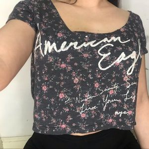 AE vintage cropped t